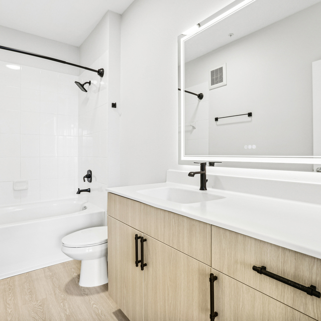 NoHo Flats - Apartments in Tampa - Renovated BathRoom